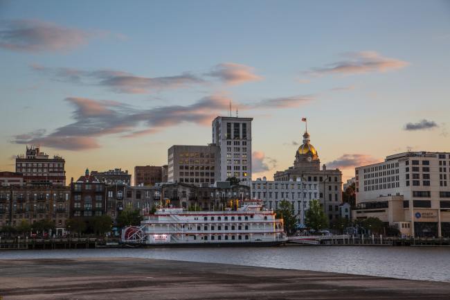 Savannah Georgia riverboat