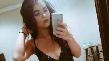 Girl’s Selfie Turns Into A Meme After Everyone Notices How Much Of A Slob She Is – Wait. Is That A Rat?