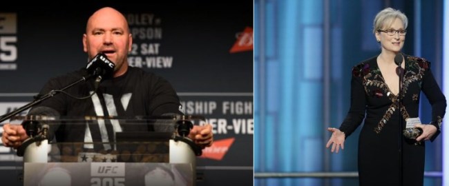 meryl streep dana white mma ufc