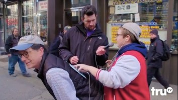 Billy Eichner And Stephen Colbert Ask ‘Elitist Asshole’ New Yorkers What They Think Of Donald Trump