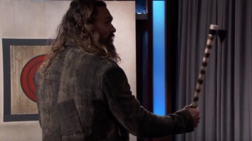 Here’s Jason Momoa Reminds Us All What It Means To Be A Man While Throwing Axes And Drinking Guinness