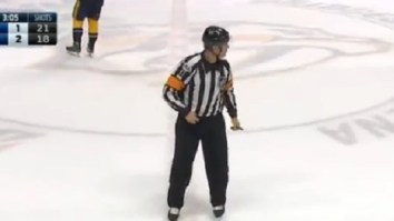Hot Mic Catches NHL Ref Yelling ‘F*ck You’ At Player While Calling Penalty