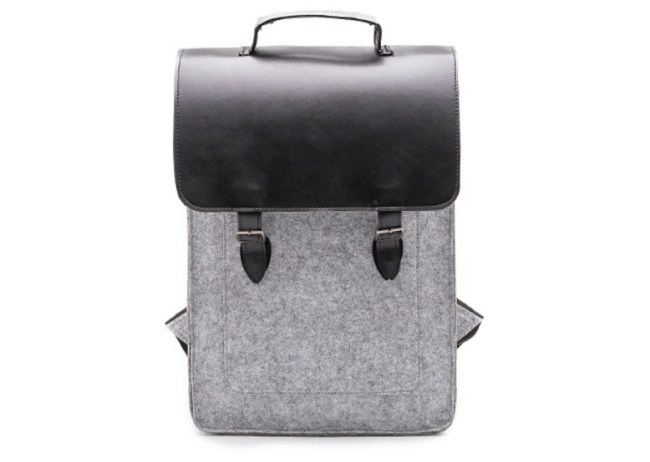 Something Sleek Felt Backpack