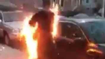 This Video Of A Man Smoking Crack And Setting Himself On Fire Is The Greatest Anti-Drug PSA Of All-Time. PERIOD.