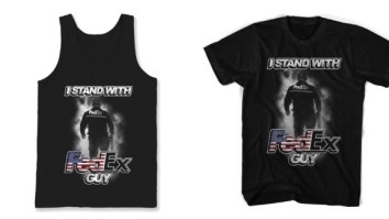 Someone Made A T-Shirt To Honor The Hero FedEx Guy Who Saved The American Flag From Being Burnt