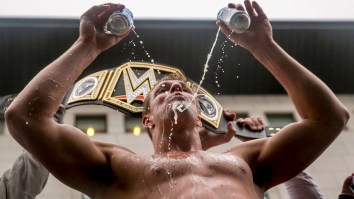 Gronk Kept The Party ROLLING After The Parade, Slamming Champagne And Dancing On Stage With Rick Ross