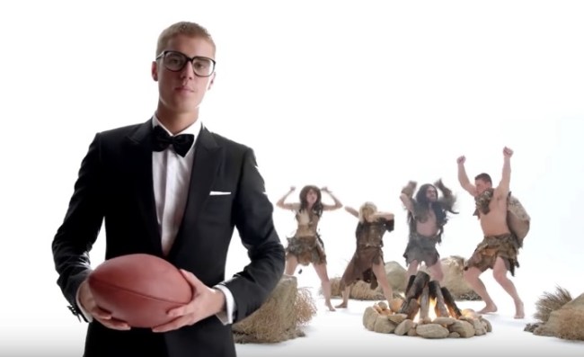 Justin Bieber Rob Gronkowski Super Bowl 2017 Celebration
