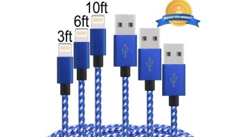 Get Your Hands On Three iPhone Lightning Cables (3, 6, AND 10-Feet) For Under $12 Right Now