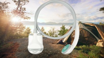 This Portable Shower Is PERFECT For Camping Or Music Festivals, And It’s 60% OFF Right Now