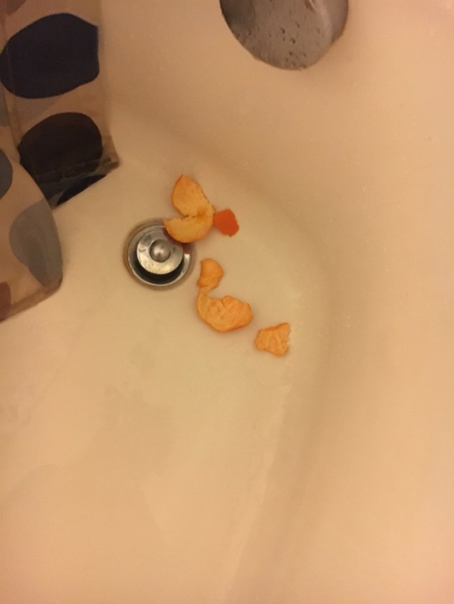 shower orange