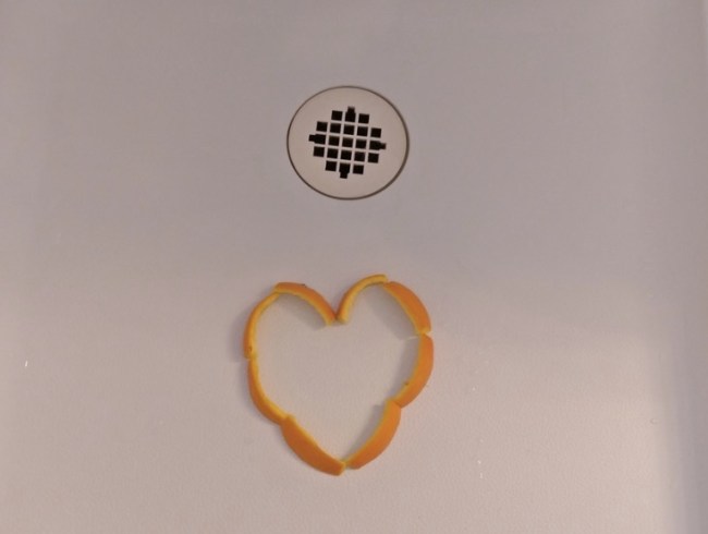 shower orange