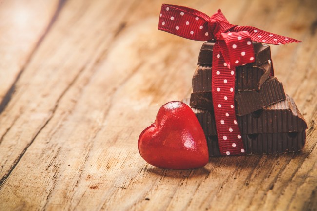 valentine's day chocolate