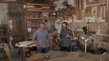 Nick Offerman’s Private Wood Shop Is Even More Awesome Than You’d Ever Imagine