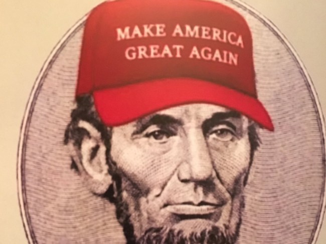 abraham lincoln maga hat