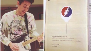 John Mayer Took Out A Full Page Ad In Billboard Magazine Thanking The Grateful Dead For Changing His Life