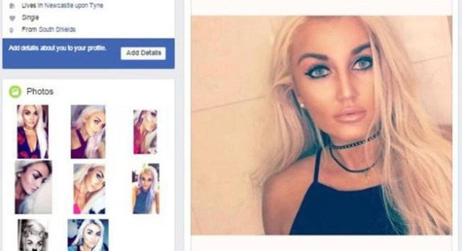 flight attendant fake facebook account