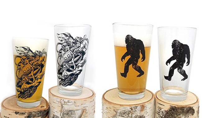 Kraken Big Foot Pint Glasses