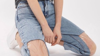 Nordstrom’s Selling Hideous Mom Jeans With Clear Knees And Getting Roasted On Twitter