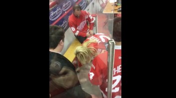 Former NHL Enforcer’s Ashes Laid To Rest Inside Of The Penalty Box Because HOCKEY