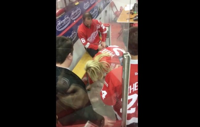 Bob Probert Ashes Penalty Box Detroit Red Wings
