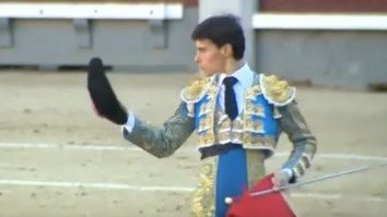Angry Bull Gores Novice Fighter Through The Throat, Shreds Him Like Hamburger Meat