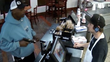 Cashier Robbed At Gunpoint DGAF About The Gun In His Face, Handles It Like A Champ