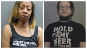 Better DUI Shirt: Mom With ‘Support Your Local Bartender’ Or Man With ‘Hold My Beer’ Shirt