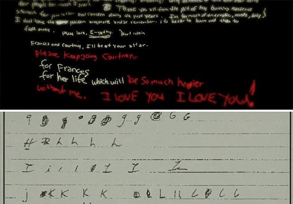 Kurt Cobain Suicide Note