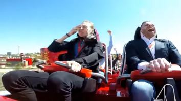 Let’s Watch A Guy Take A Pigeon To The Face While Going 112 MPH On A Roller Coaster