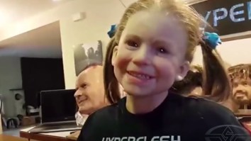 This Guy Wearing A SUPER-Realistic Little Girl Mask Is About The Creepiest Thing Ever