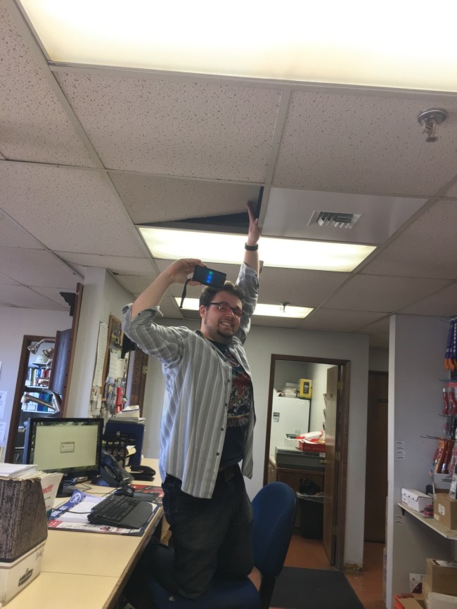 bluetooth speaker prank coworkers
