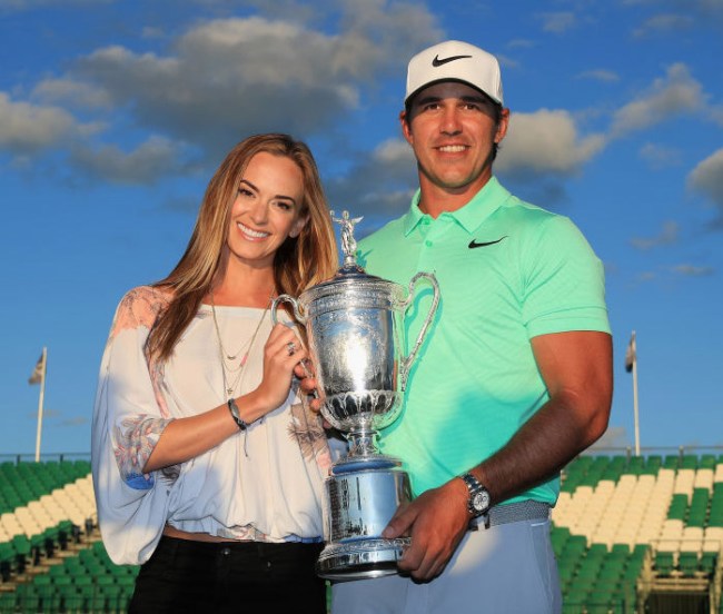 Brooks Koepka Jena Sims Vegas US Open win
