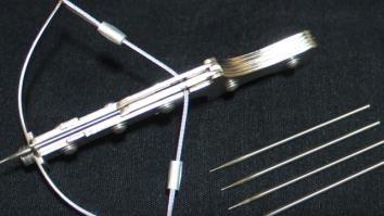 Fidget Spinners Are So Yesterday, The New Hotness Is Toothpick Crossbows