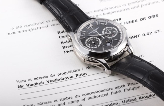 Vladimir Putin Patek Philippe 5208P