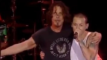 Watch Linkin Park’s Chester Bennington And Chris Cornell Perform ‘Crawling’ And ‘Hunger Strike’ Together