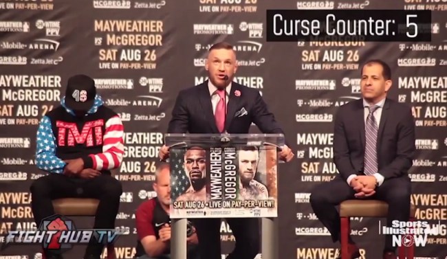 conor mcgregor floyd mayweather curse counter