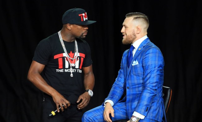 floyd mayweather response conor mcgregor trash talk