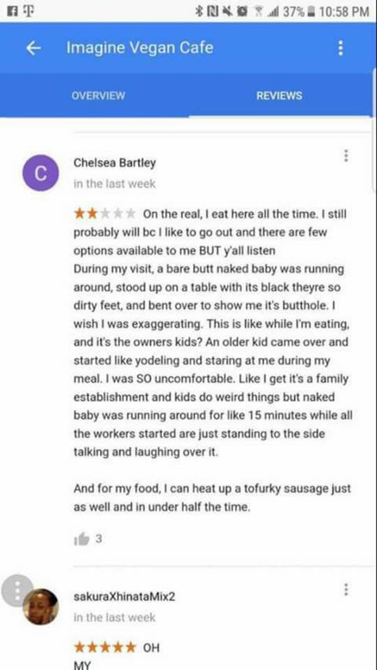Imagine Vegan Cafe Facebook Meltdown