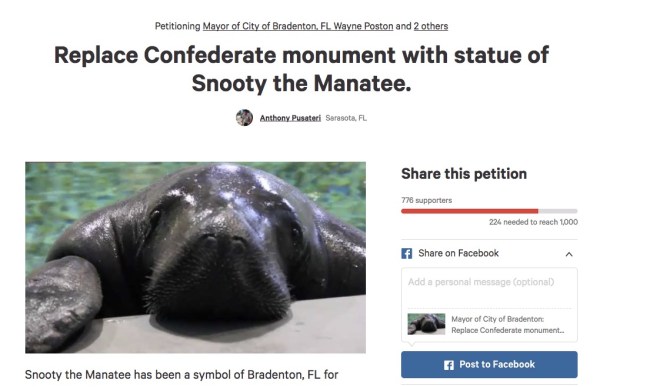 Snooty memorial