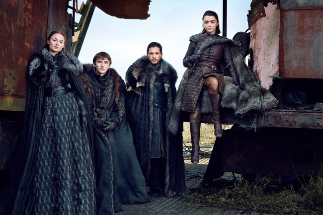 Game of Thrones Bran Jon Arya Sansa