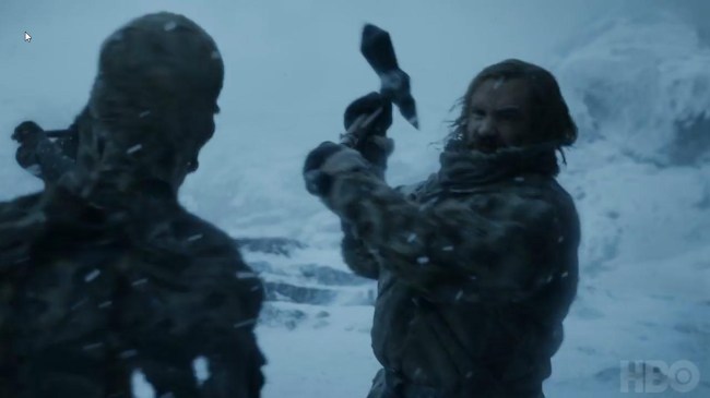 hound axe game of thrones