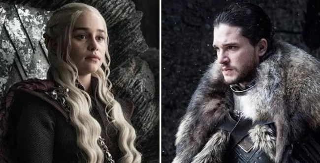 Game Of Thrones Jon Snow Daenerys wolf Dragon