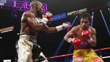 Manny Pacquiao Fires A Shot At Floyd Mayweather On Twitter Before Mayweather-McGregor Fight