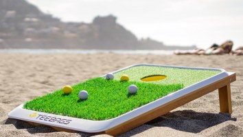 TEEBAGS Is The Latest Golf + Cornhole Game Of The Week