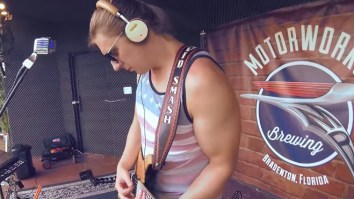 Guy Playing Guitar Gets A Request For A Steve Vai Song, Proceeds To Completely Blow Everyone Away