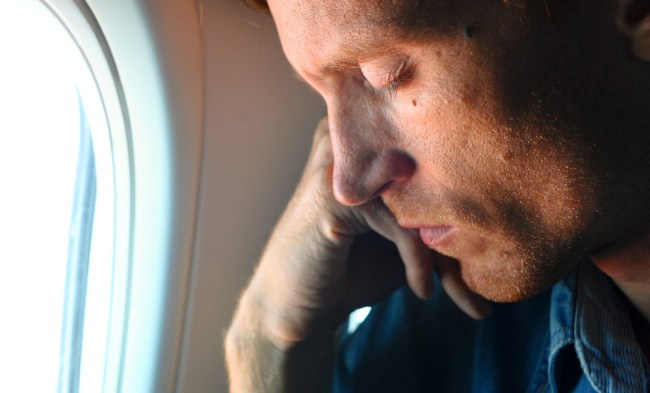 sleeping during takeoff landing plane damage body