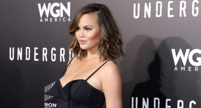 chrissy teigen response nipple snapchat