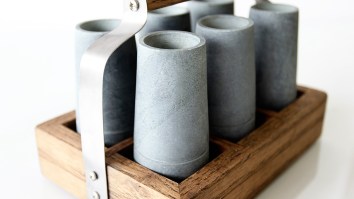 This Stone Shooter Set Ensures Your Guests Never Drink A Warm Shot Again