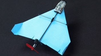 This Motorized Paper Plane Is Controlled By Your Smartphone And Does Incredible Tricks