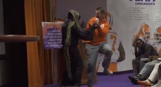 Clemson Dabo Swinney Halloween Prank